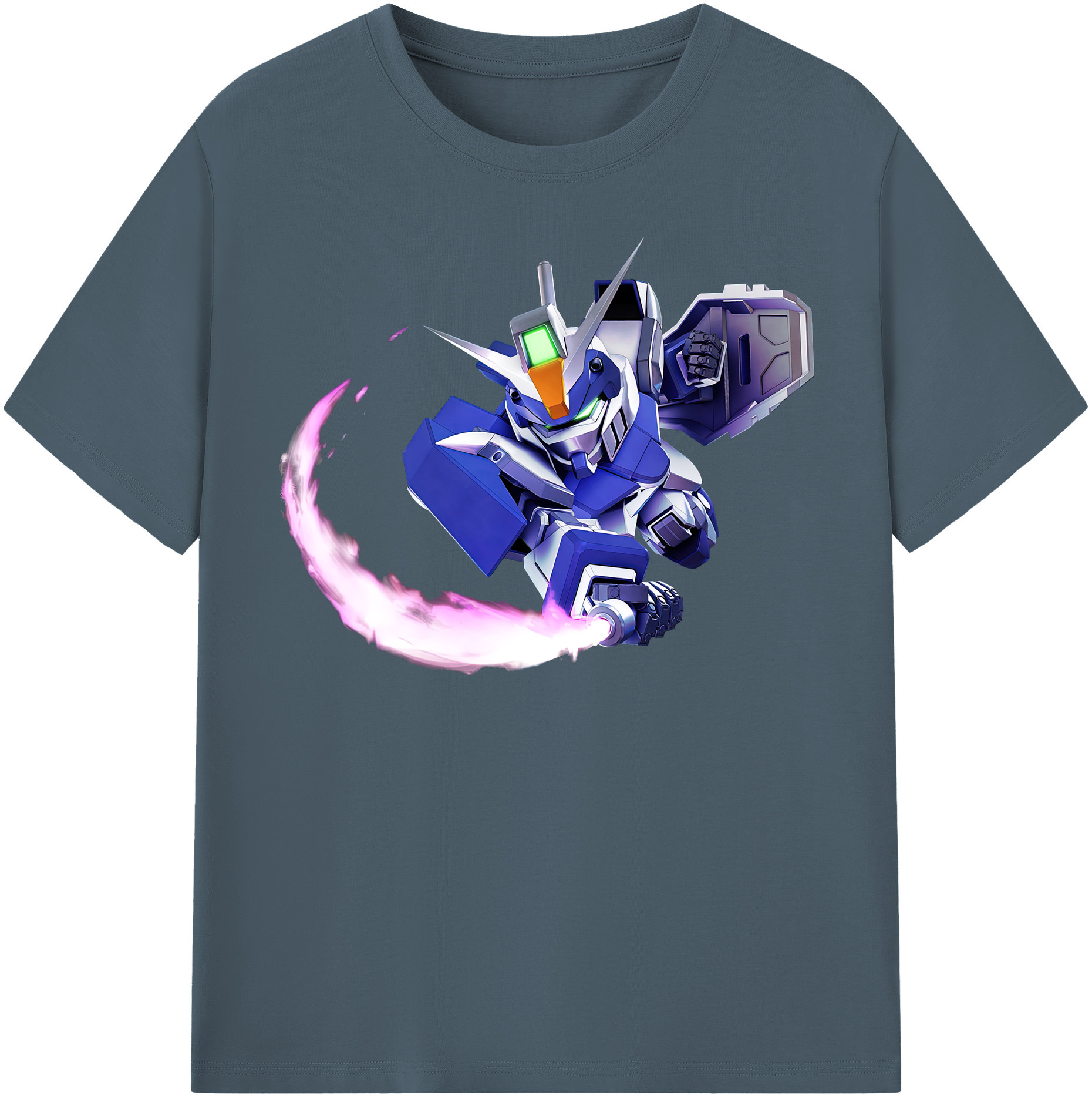 （画像用） 機動戦士ガンダム Mobile Suit Gundam 綿100％半袖Tシャツ（フロントプリント）